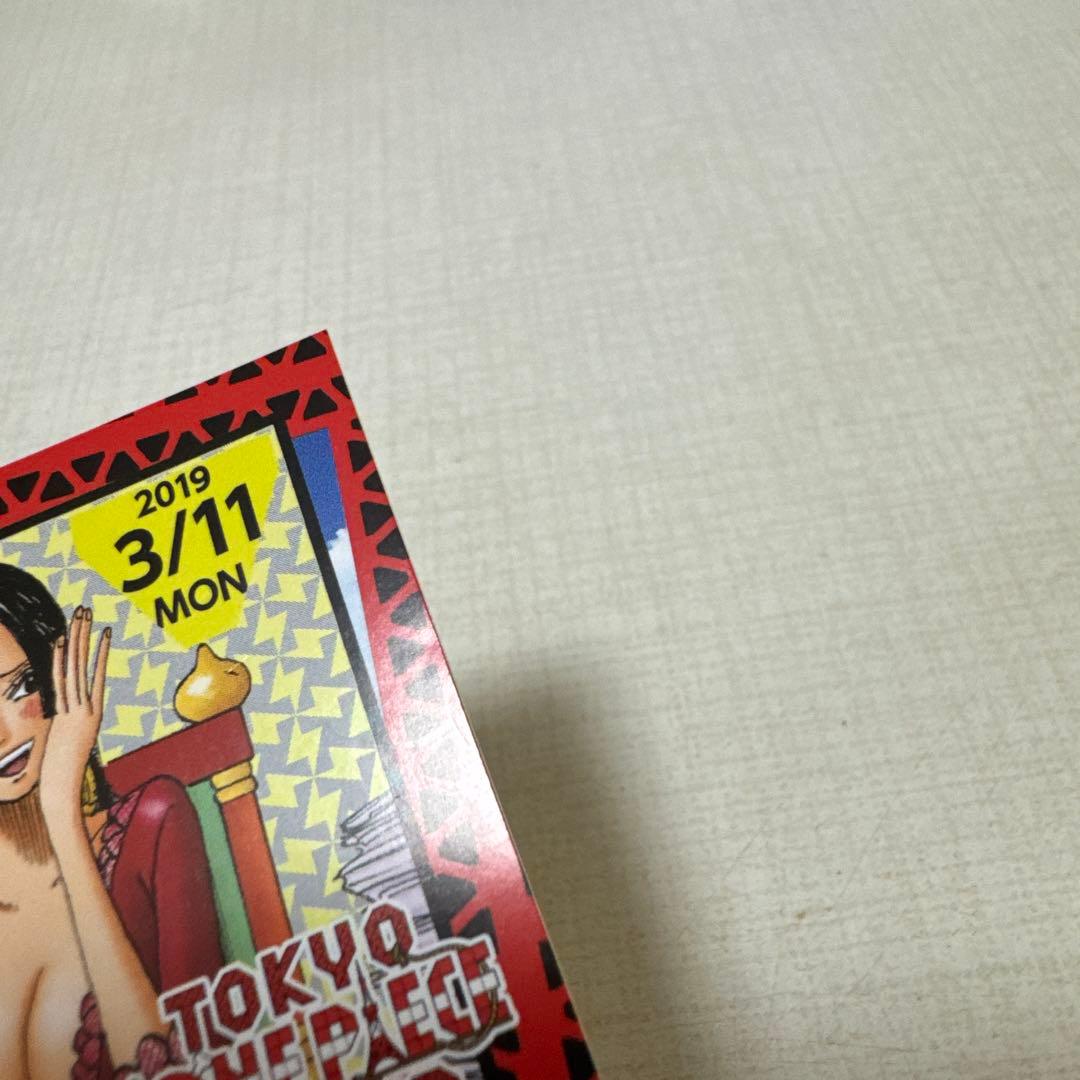 ワンピースタワー4周年アニバーサリーステッカーボア・ハンコック2019年3/11