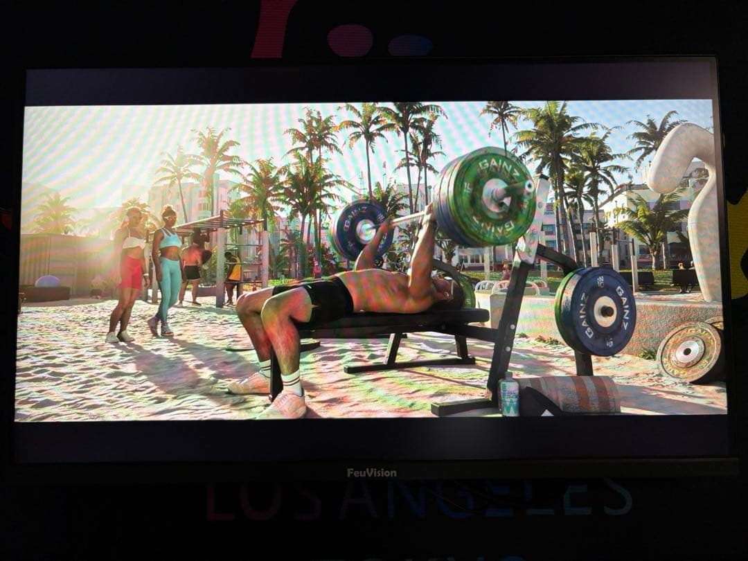 FeuVision24インチ1080p/120Hz超薄型HDMIブルーライト低減