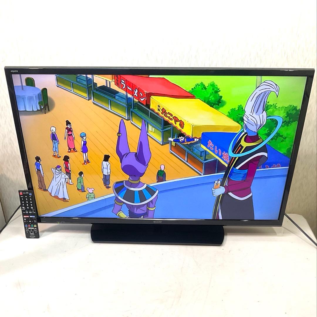 【名無しの亀】裏録対応 美品フルHD40型シャープLED液晶テレビアクオス