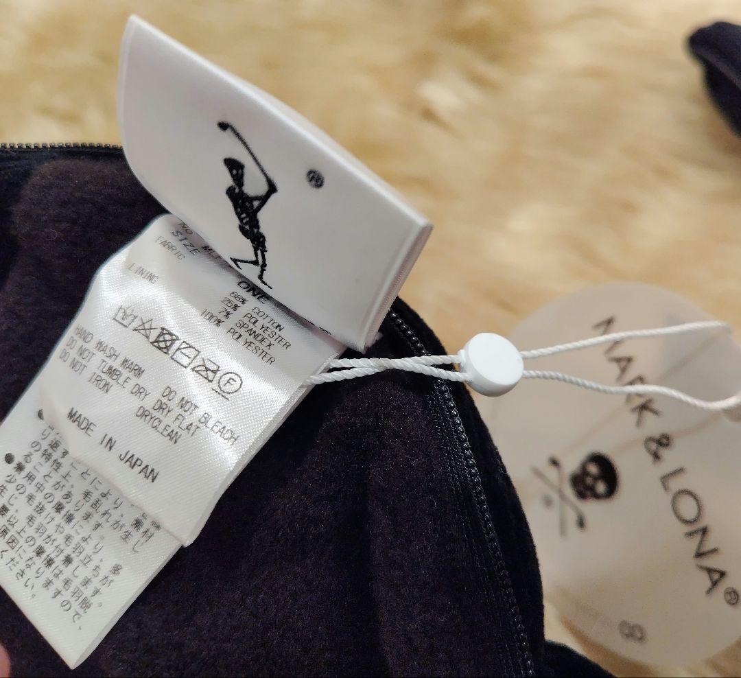 新品✦マークアンドロナ✦コーデュロイチャーム付きレッグウォーマー✦