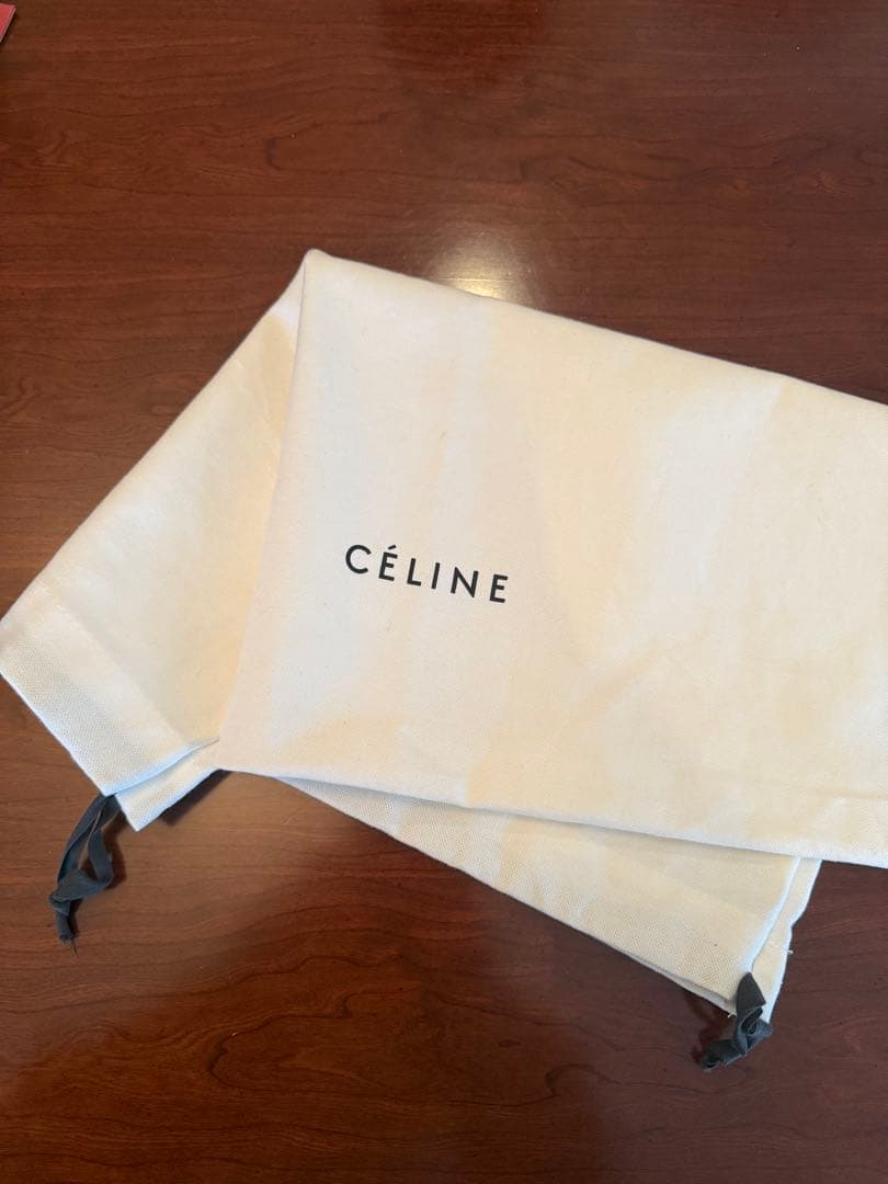セリーヌ マカダム柄ショルダーバッグ 保存袋あり