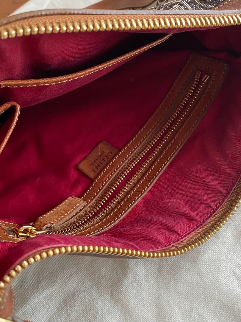 セリーヌ マカダム柄ショルダーバッグ 保存袋あり