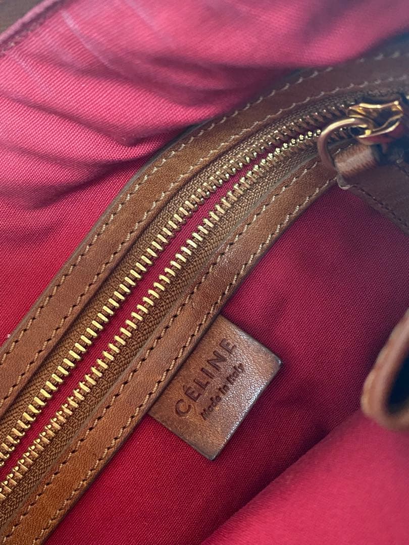 セリーヌ マカダム柄ショルダーバッグ 保存袋あり