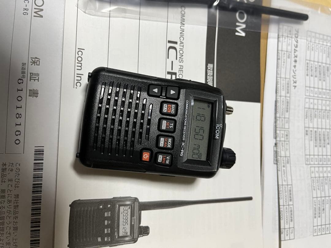 IC-R6 受信機 AM/FM/WFM