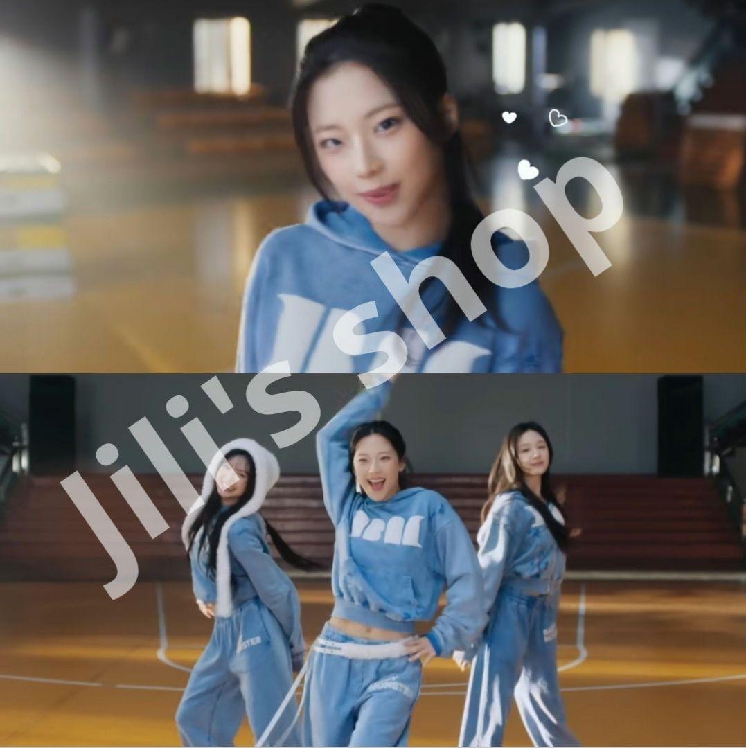 BABYMONSTER ベビモン スウェットフーディー スカイブルー L