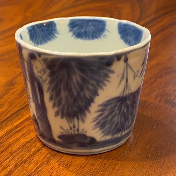 古伊万里　蕎麦猪口　藍染付5個セット