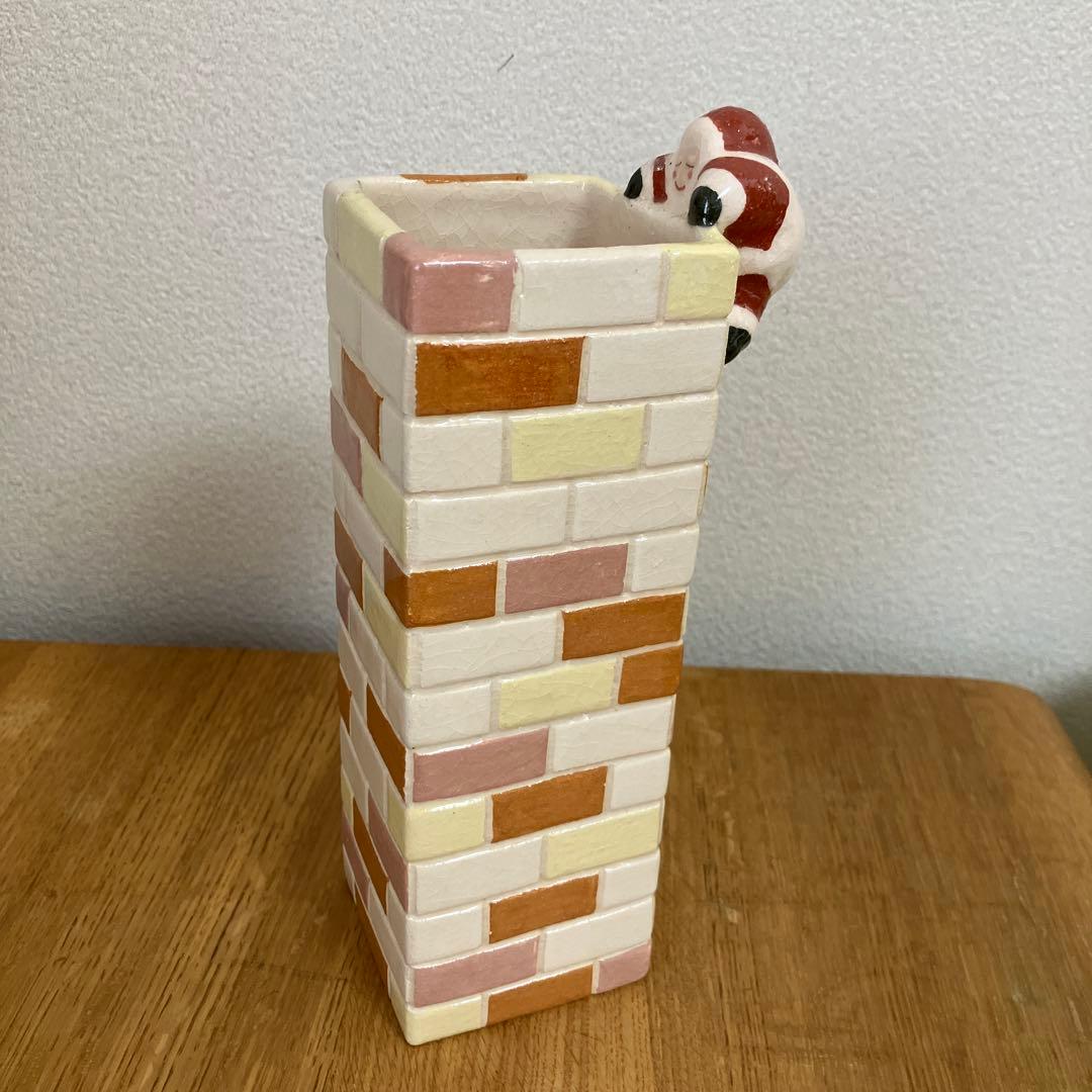 楽入　花入　サンタ　煙突サンタ