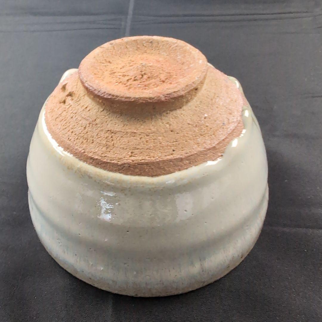 西岡小十 氏作 絵斑唐津茶碗 唐津茶碗 共箱付き