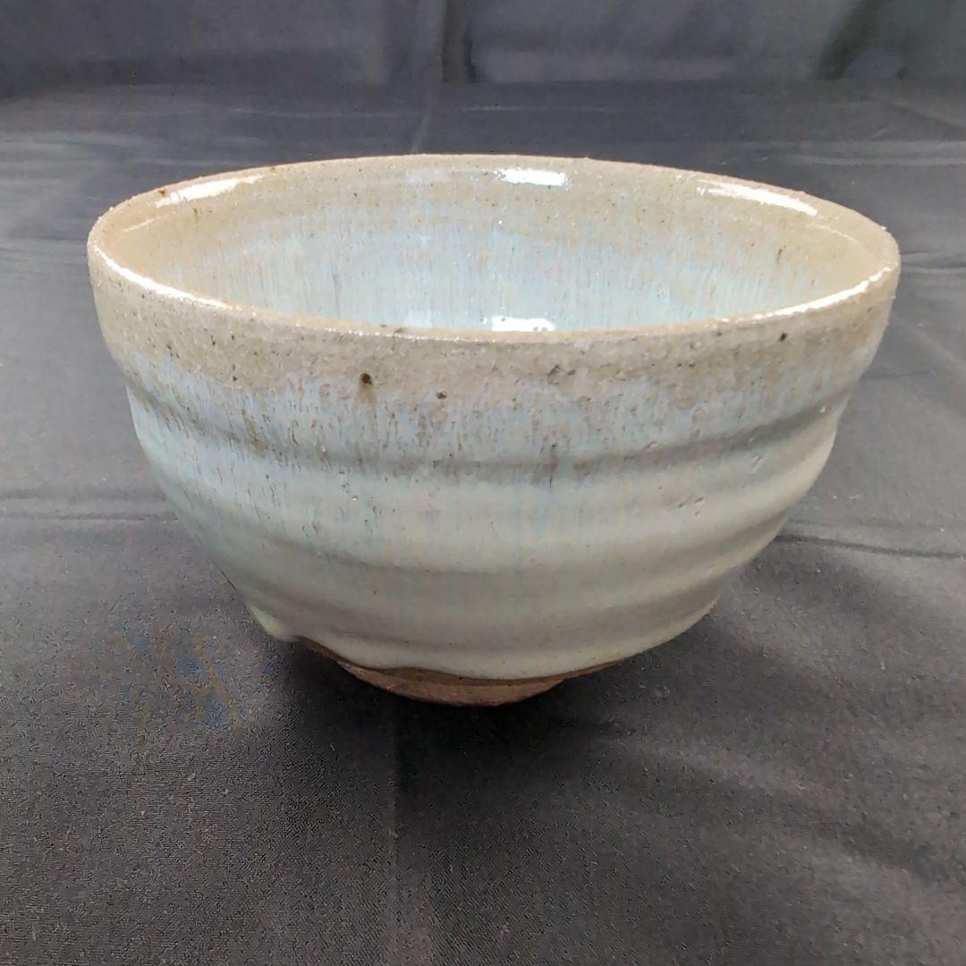 西岡小十 氏作 絵斑唐津茶碗 唐津茶碗 共箱付き