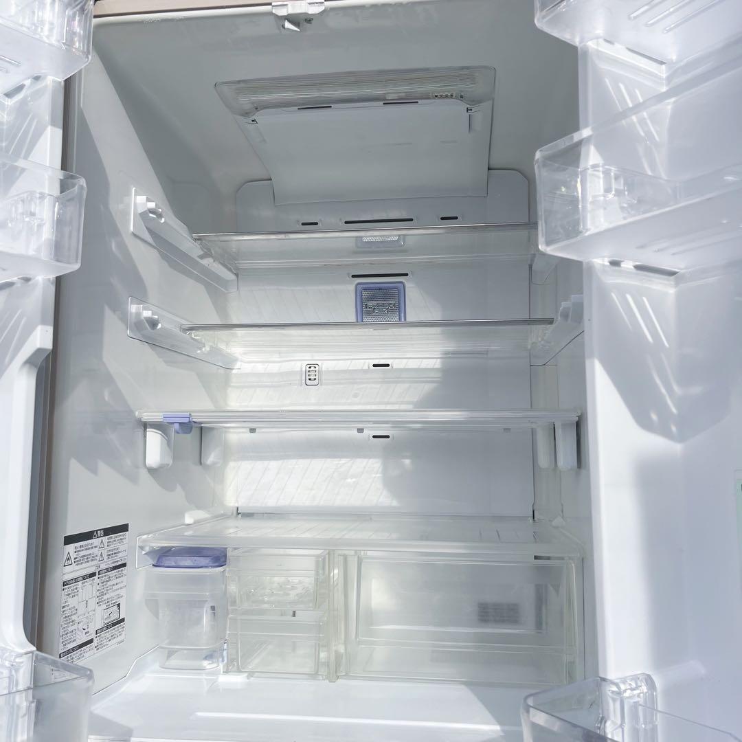 349取付無料！完動品！三菱 ソフトブラウンおしゃれインテリア6ドア冷蔵庫