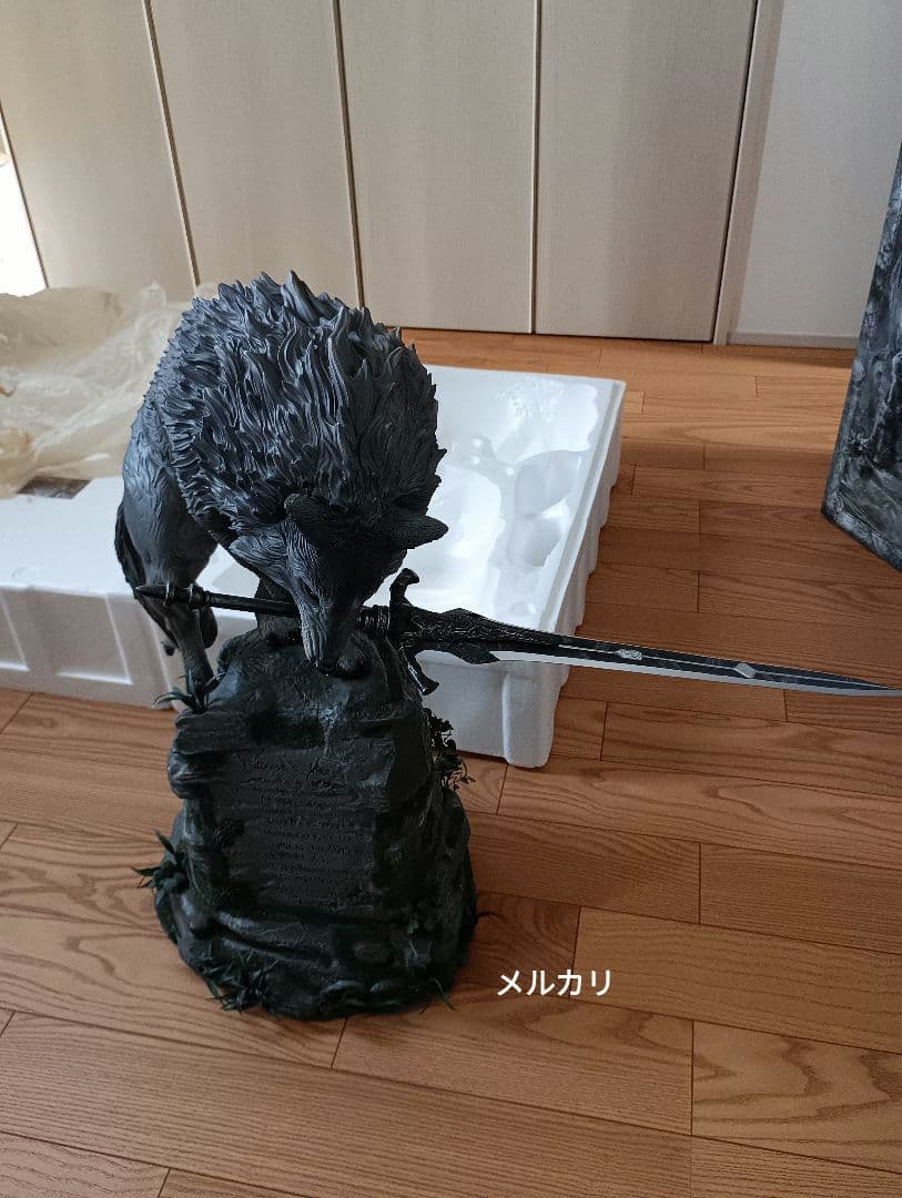 灰色の大狼シフ ダークソウル スタチュー