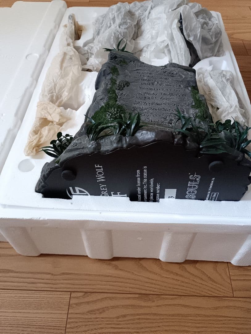 灰色の大狼シフ ダークソウル スタチュー