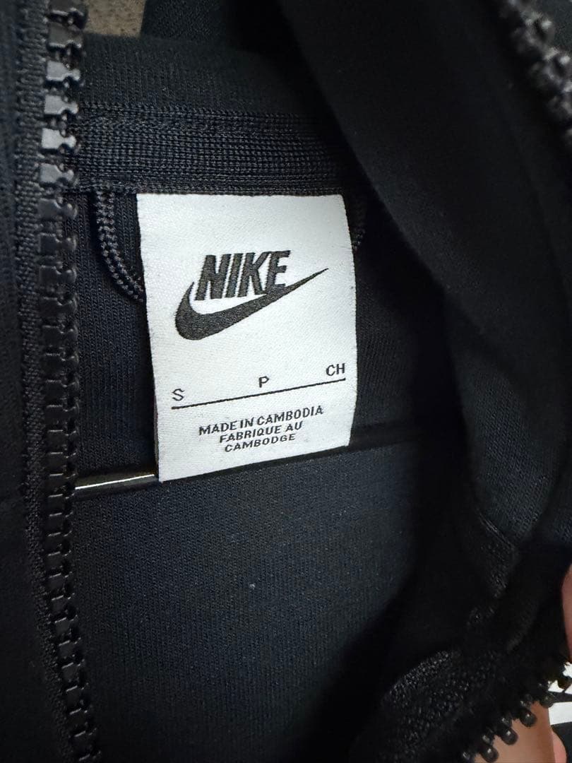 Nike テックフリース　グレー/ブラック セットアップ　S