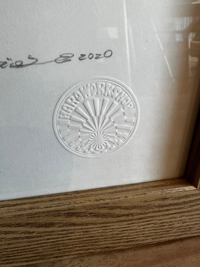 カツマタヒデユキ　シルクスクリーンポスター　エディション　サイン有