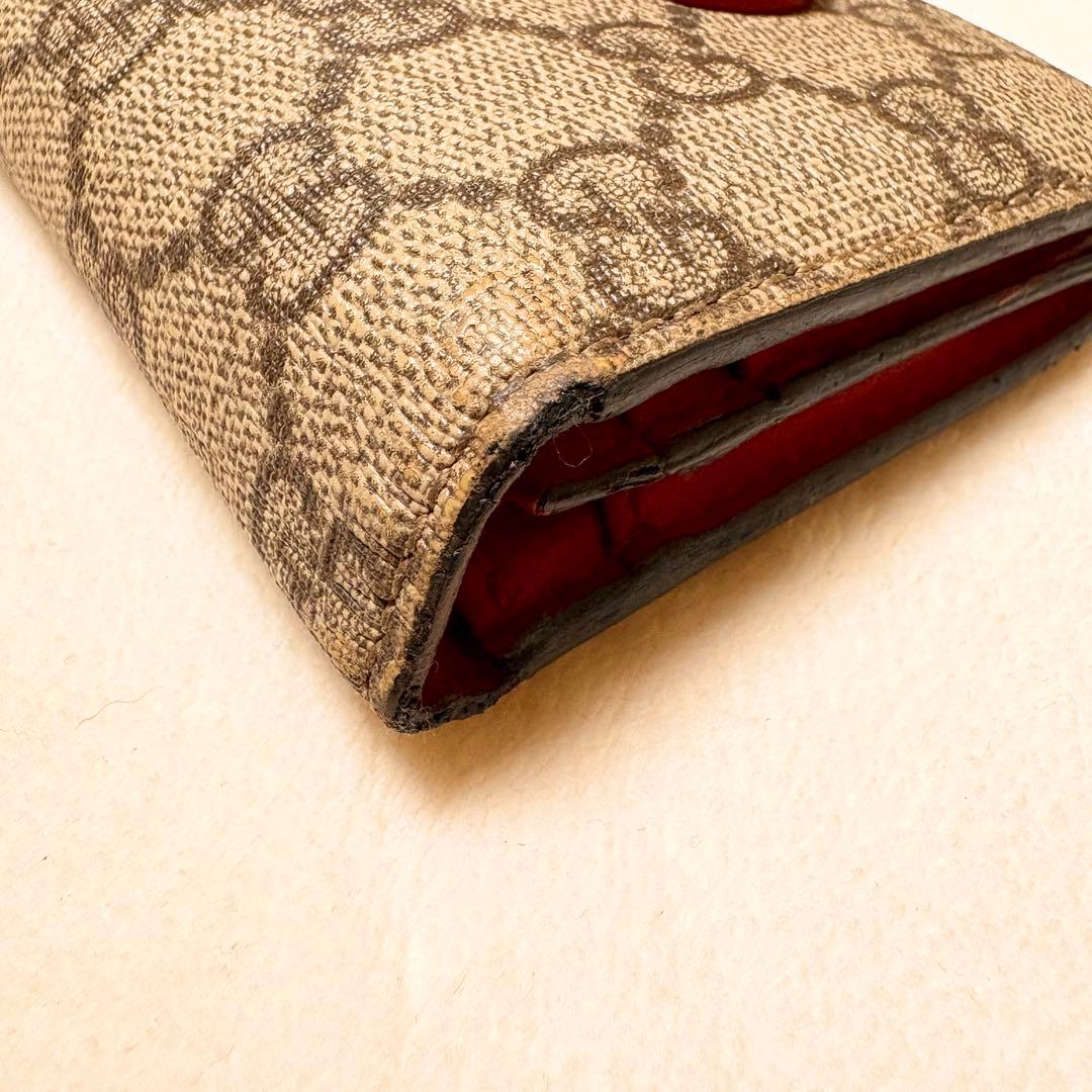 GUCCI GGスプリーム チェリー ウォレット〔二つ折財布〕