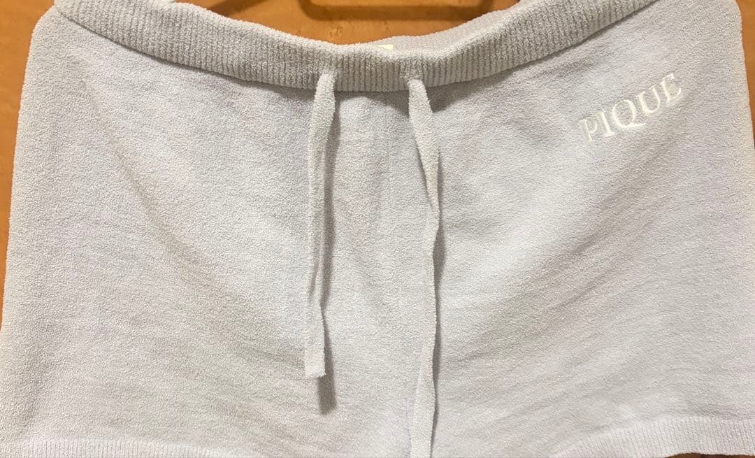 【ジェラートピケ】CAT ジャガードプルオーバー＆ショートパンツ ブルー