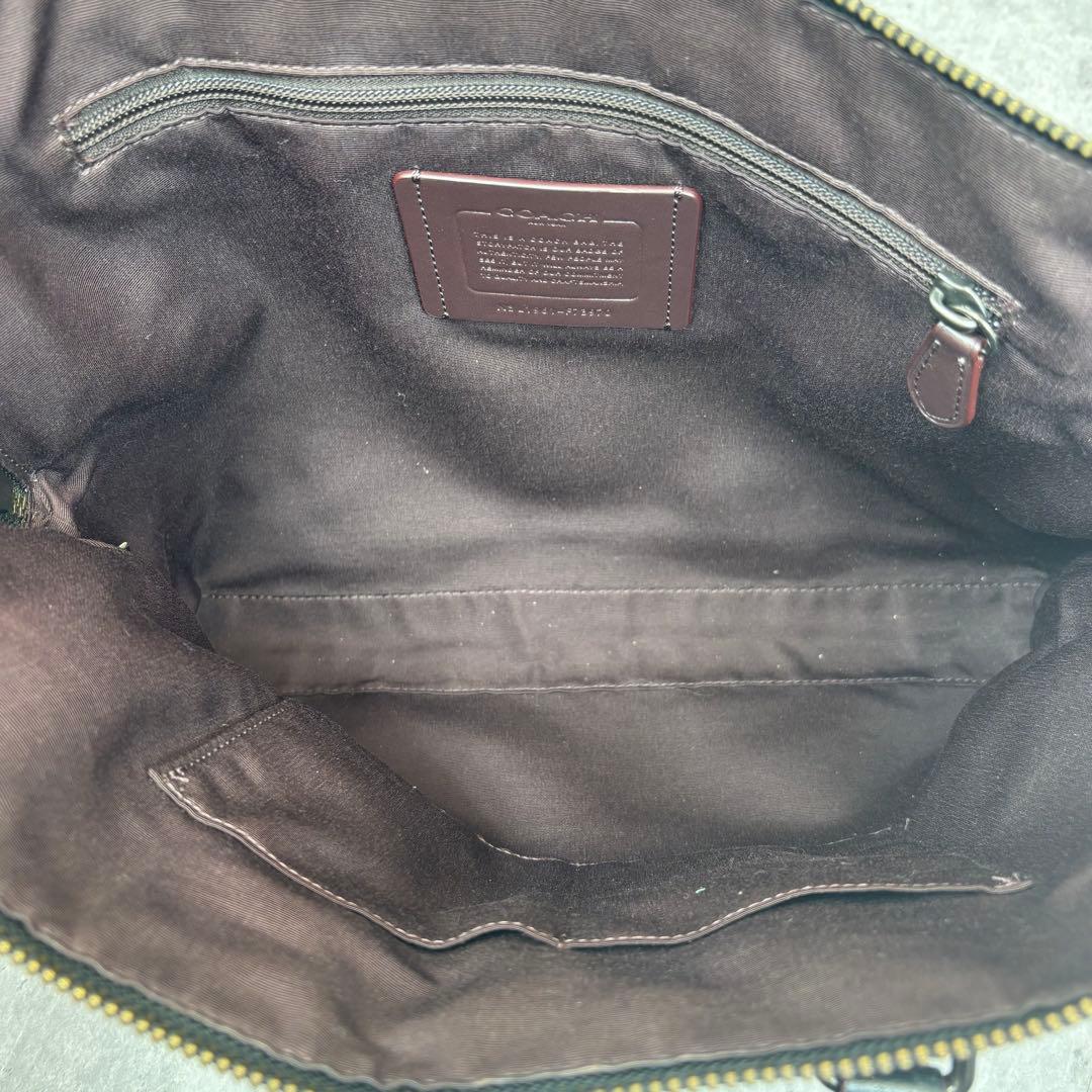 【極美品✨】 コーチ ビジネスバッグ シグネクチャー レザー PVC 2way