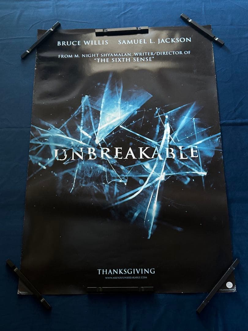アンブレイカブル　USオリジナル映画ポスター