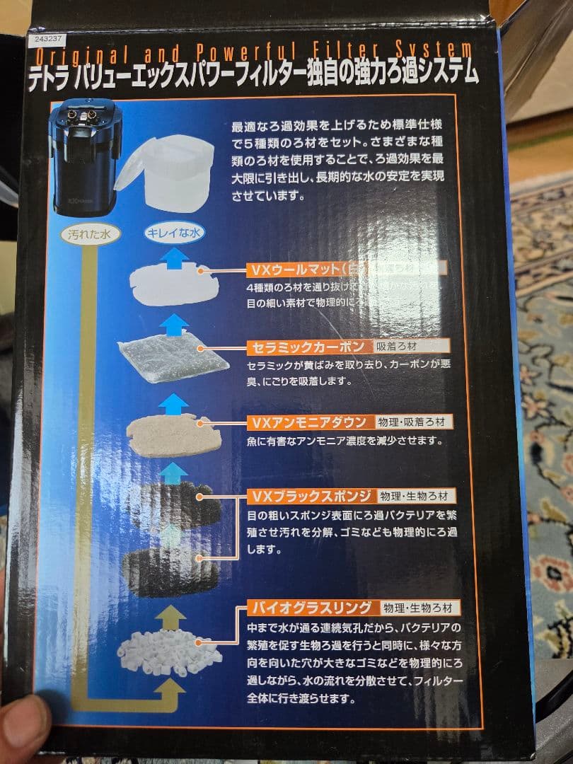 Tetra未使用 VX-75 オマケ中古ダブルタップ付き