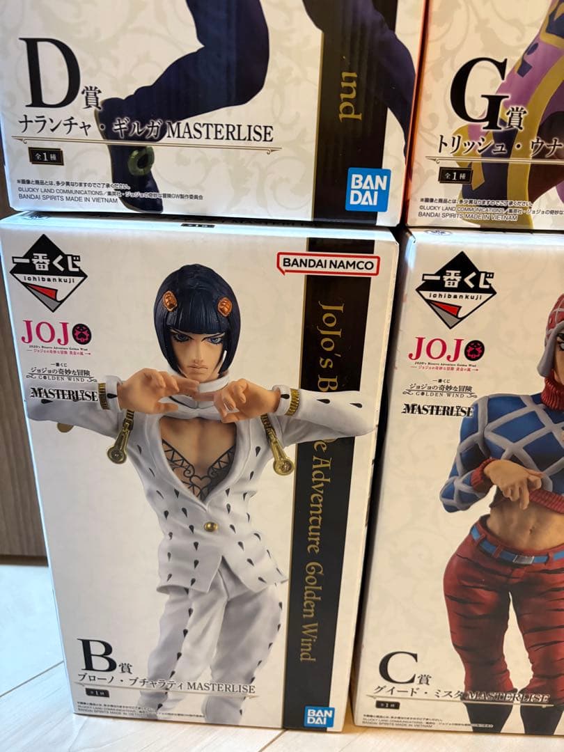 一番くじ ジョジョの奇妙な冒険 GOLDEN WIND A〜F賞セット おまけ