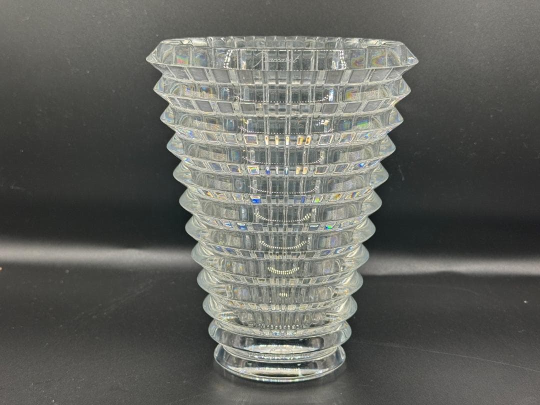 バカラ Baccarat アイ ベース S 花瓶 クリスタル