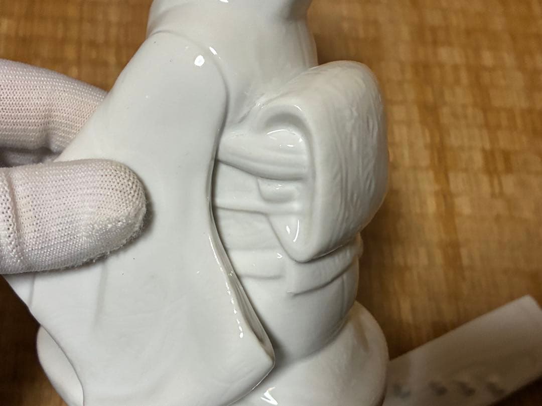 白磁 琴引き 和装 乙女 女人像 揃い 三体まとめて 時代物