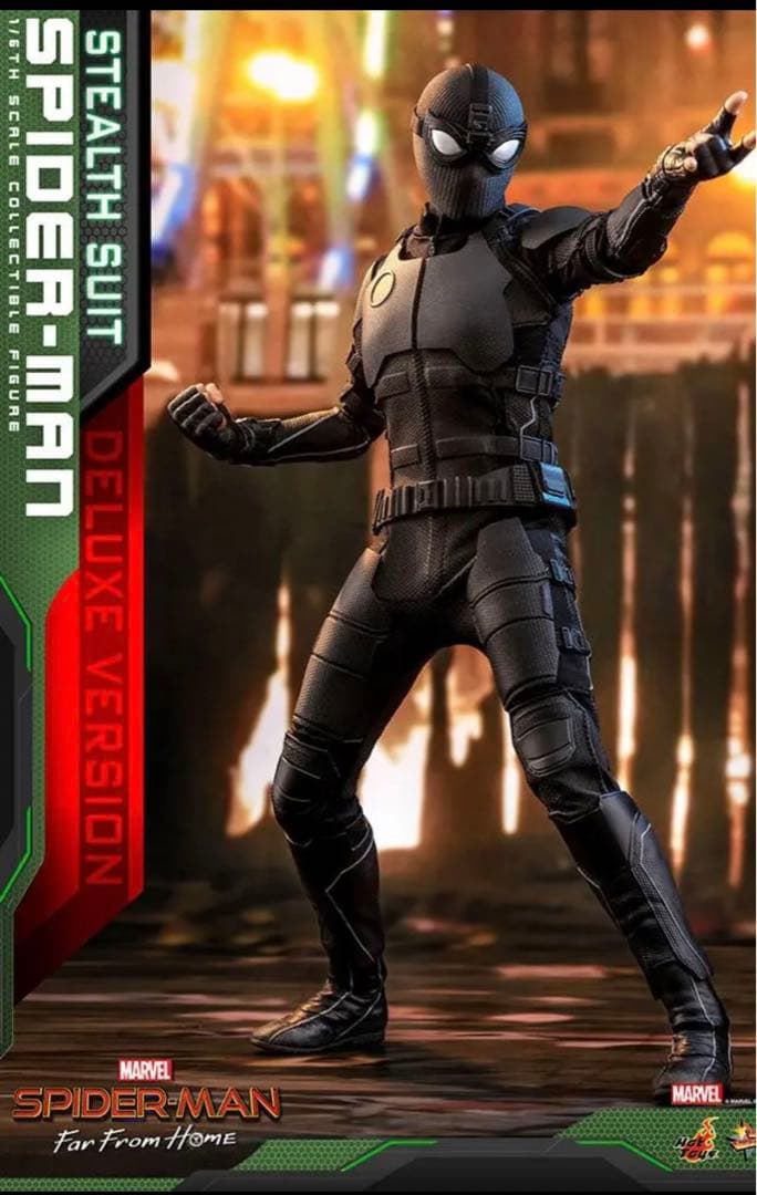 ホットトイズ スパイダーマン ステルススーツ デラックスver.