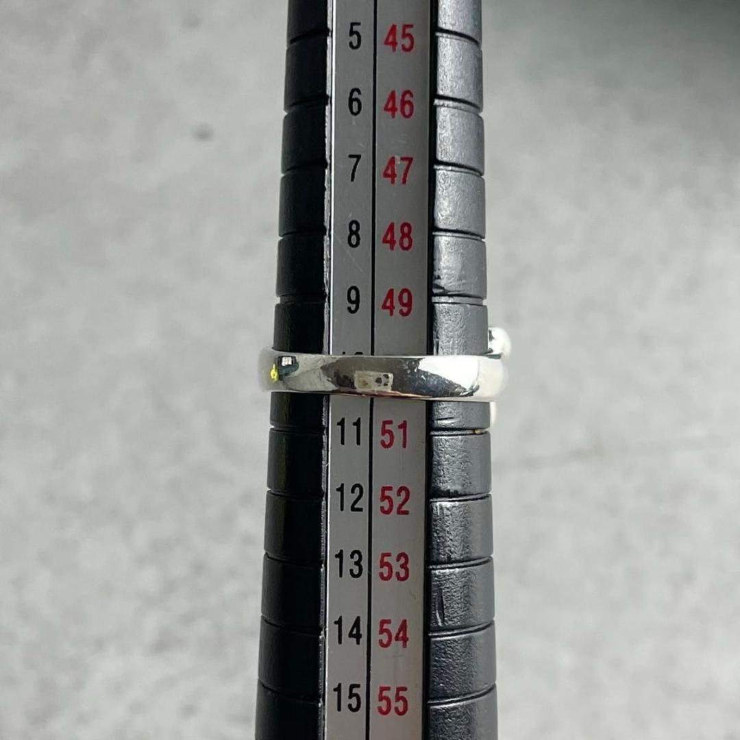 ティファニー 10号 リボン ボウ リング 925 750 コンビ P18fe