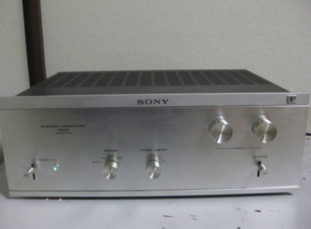 【レストア整備品 SONY ステレオパワーアンプ TA-3200F】