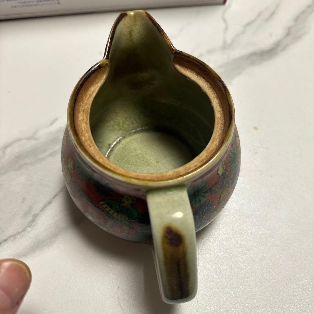 九谷 茶壷 急須 青木木米 古い茶碗