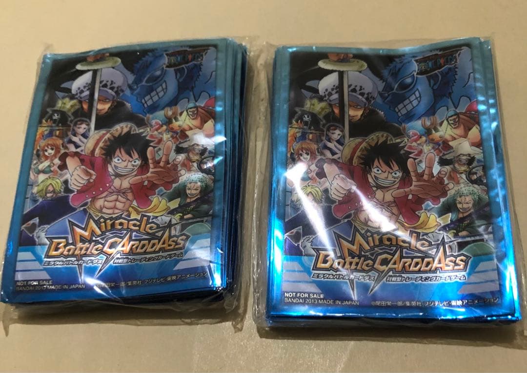 ミラバト　ワンピースカードゲーム　スリーブ　40枚　2セット 未開封　ルフィ