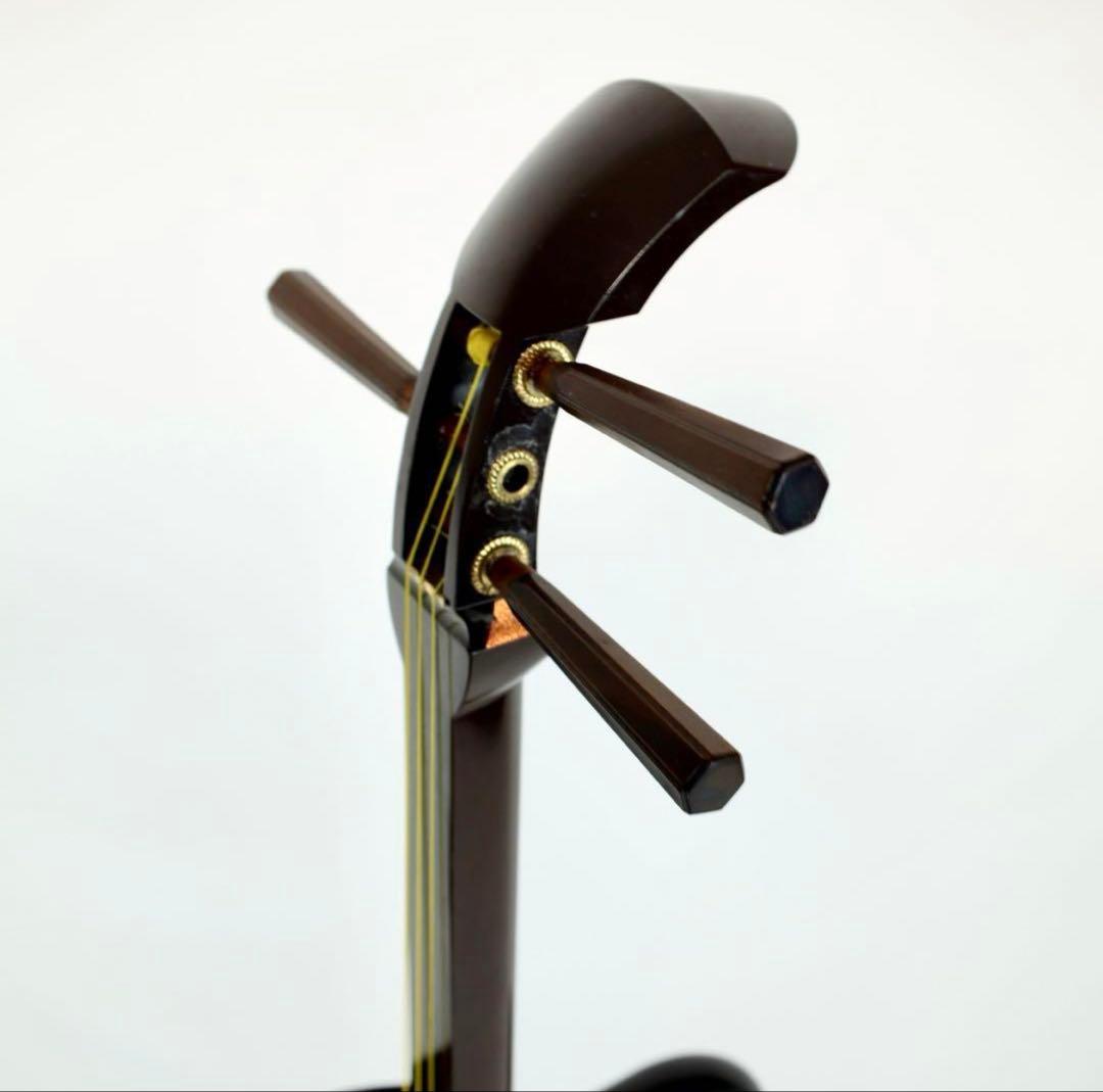 三味線本体 木製 バチ付き　セール