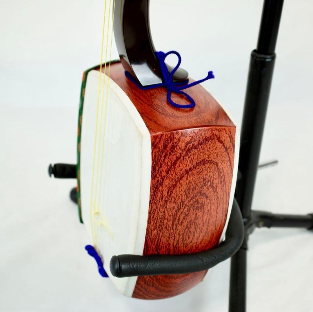 三味線本体 木製 バチ付き　セール