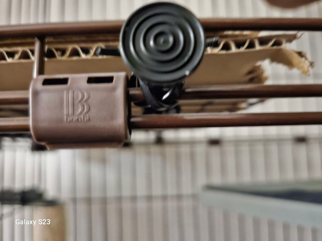 キャットケージ ボンビアルコン ウッドワンサークル2段タイプ　自作ステップ付