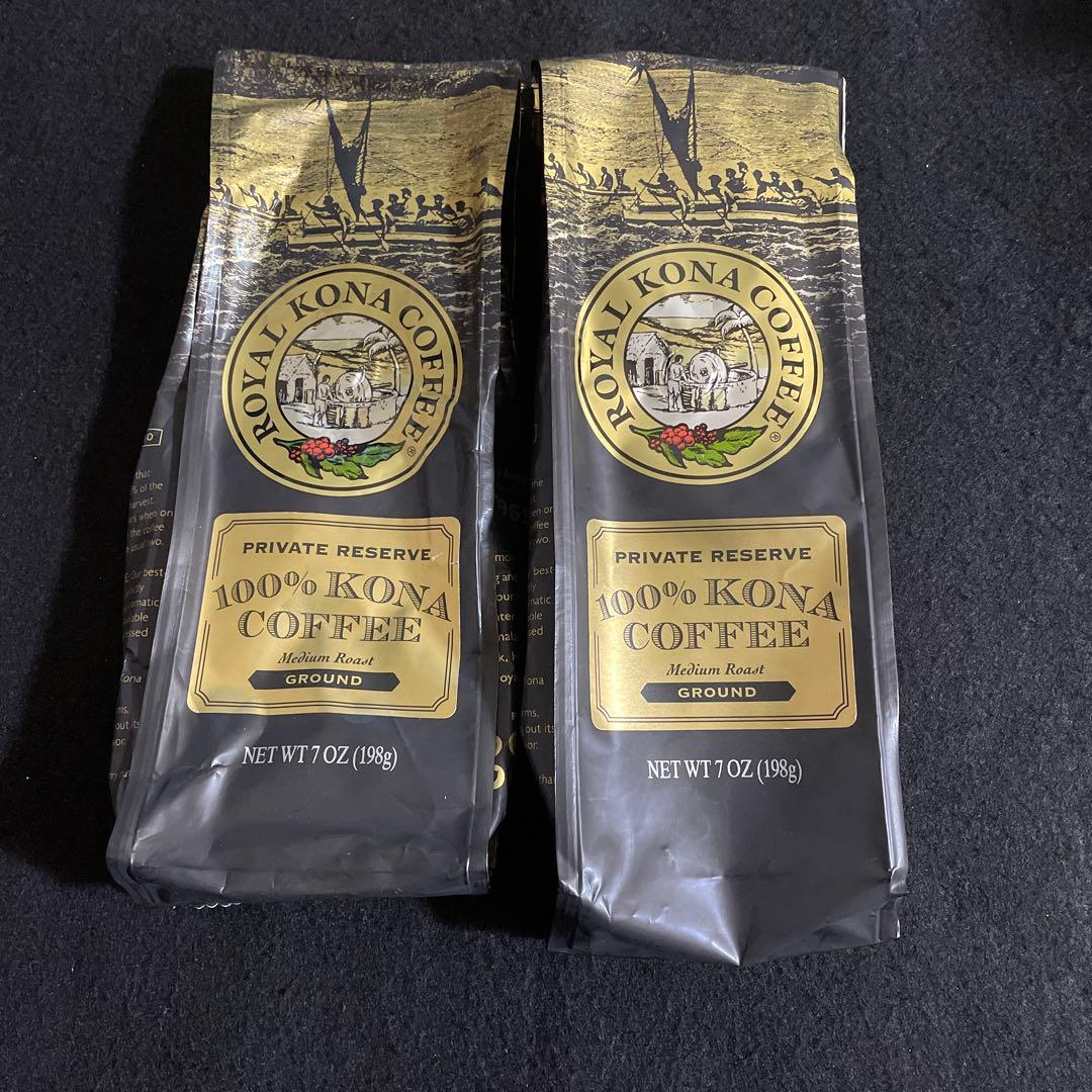  KONA coffee ロイヤル　コナ　コーヒー　粉タイプ2袋