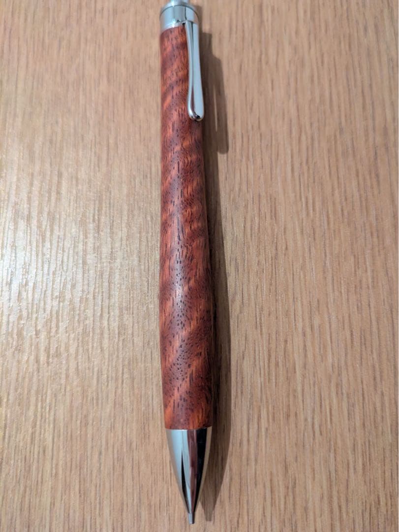 工房楔　花梨 ちぢみ杢・トラ杢 シャープペン KATO#201