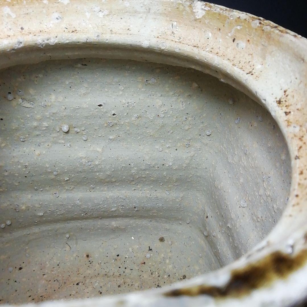 Ｓ８０６　水指　『信楽焼　水指』『高橋春斎』　共箱　茶道具