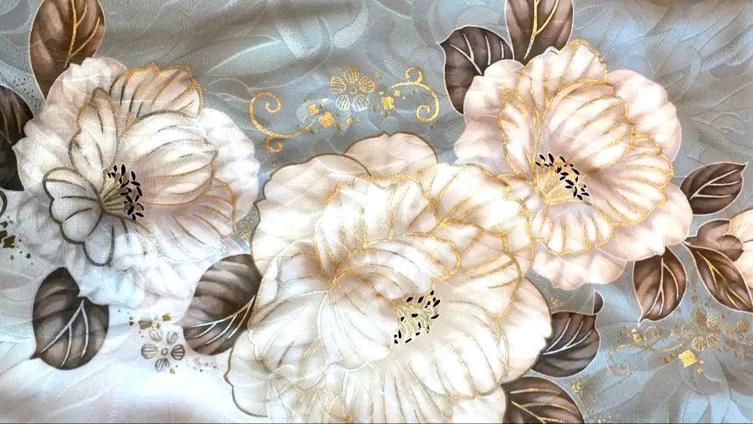 ＊新品＊豪華振袖刺繍水色牡丹成人式フォーマル身丈162裄66前襟24.5后襟30