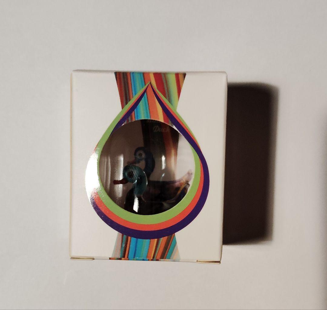 新品　1オンス カナダ ムラノグラス・メイプルリーフ：アオクビアヒル 銀貨