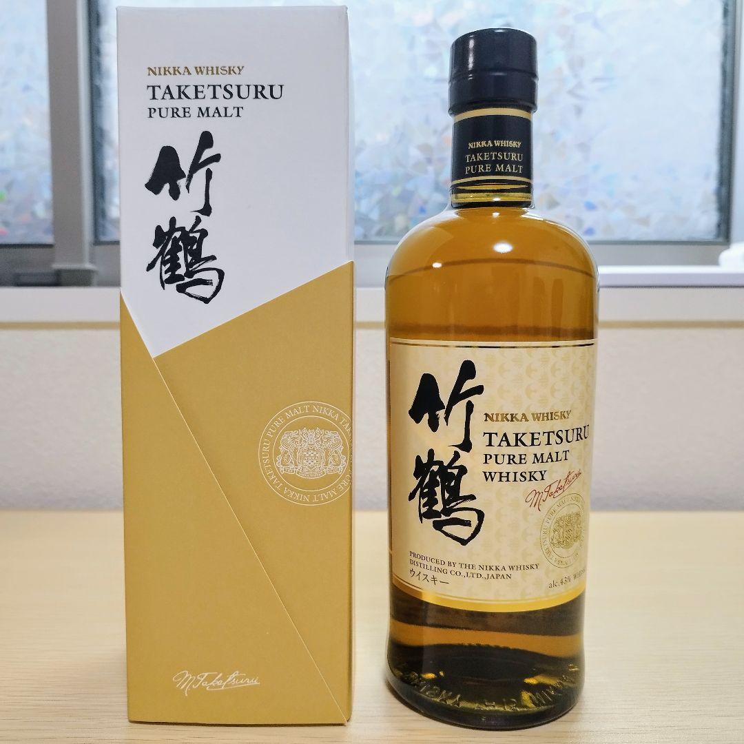 新品未開封箱付きニッカウイスキー竹鶴ピュアモルト700ml