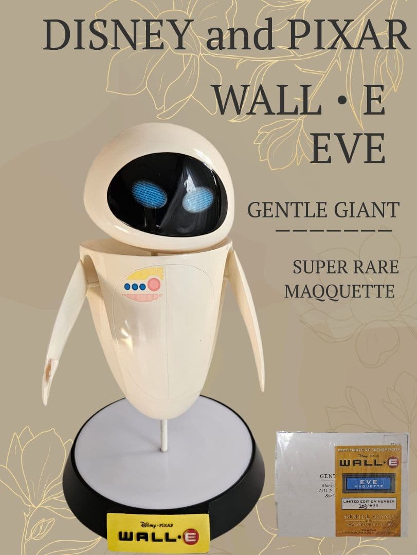 ウォーリー ジェントルジャイアント イヴ フィギュア ピクサー ディズニー