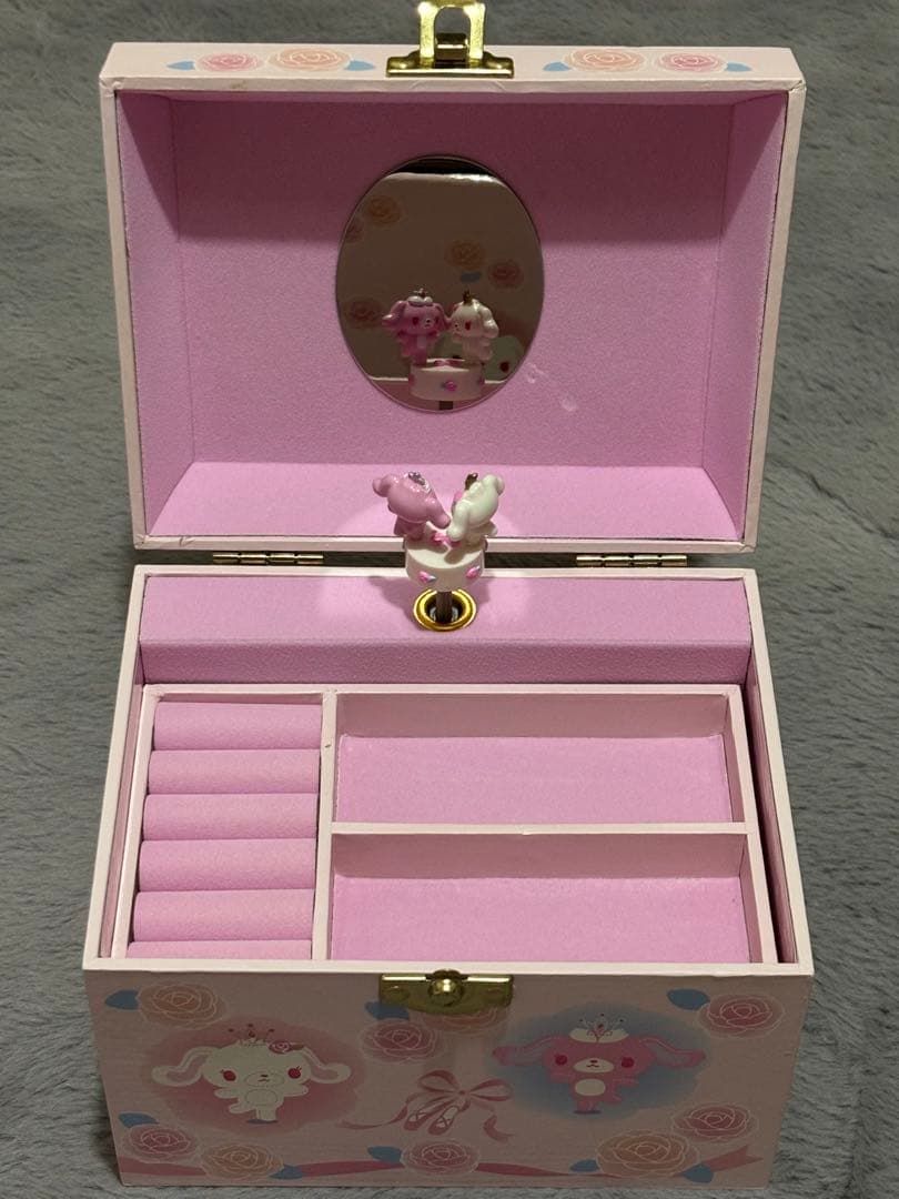 サンリオ Sugarmiuet 収納ボックス オルゴール付き シュガーバニーズ