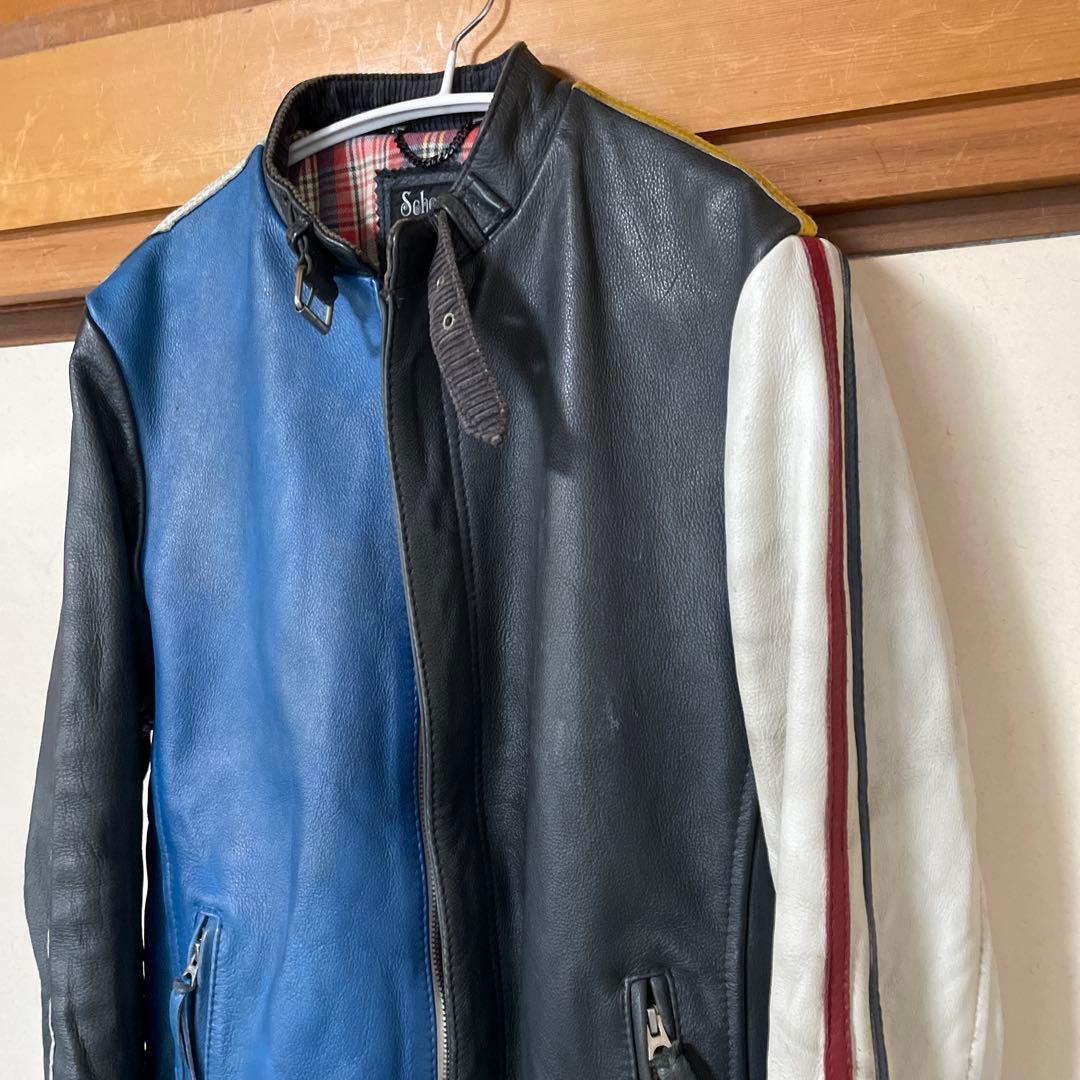 HormonNo1  【L】schott シングル ライダースジャケット