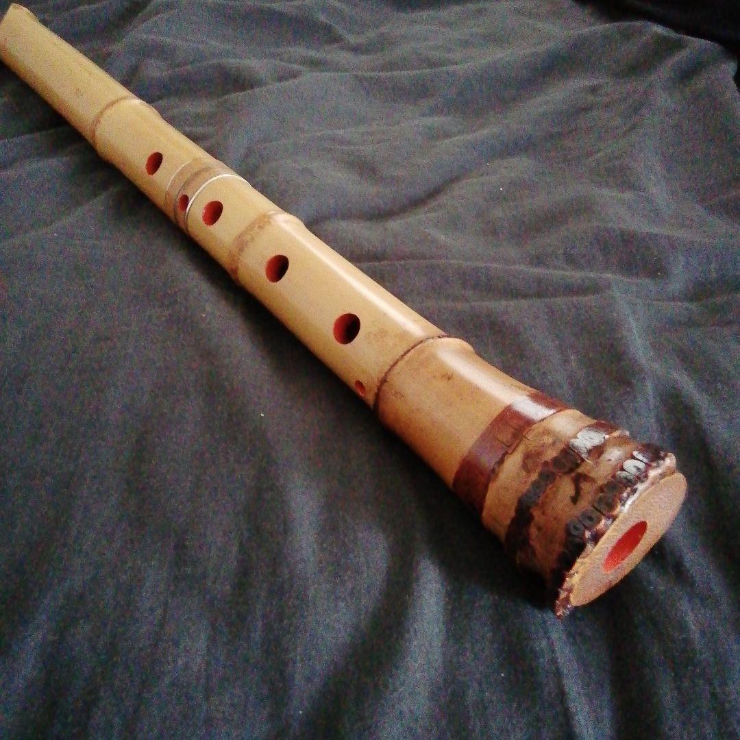 １尺６寸７孔尺八を 直接 吹いてみませんか？ 　返品可　北原精華堂