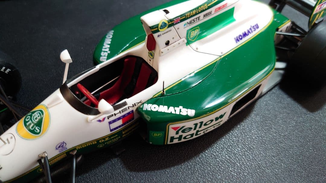 タミヤ 1/20 ロータス 102B 後期型 91年 日本GP M.ハッキネン