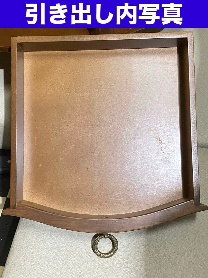 希少♦️花びら ハーフムーン コンソールテーブル♦️落ち着きある華やかなヴィンテージ