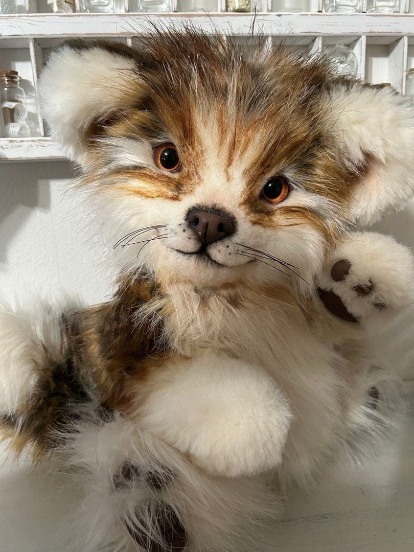 海外作家様　ぬいぐるみ　テディベア　アートドール　たぬき