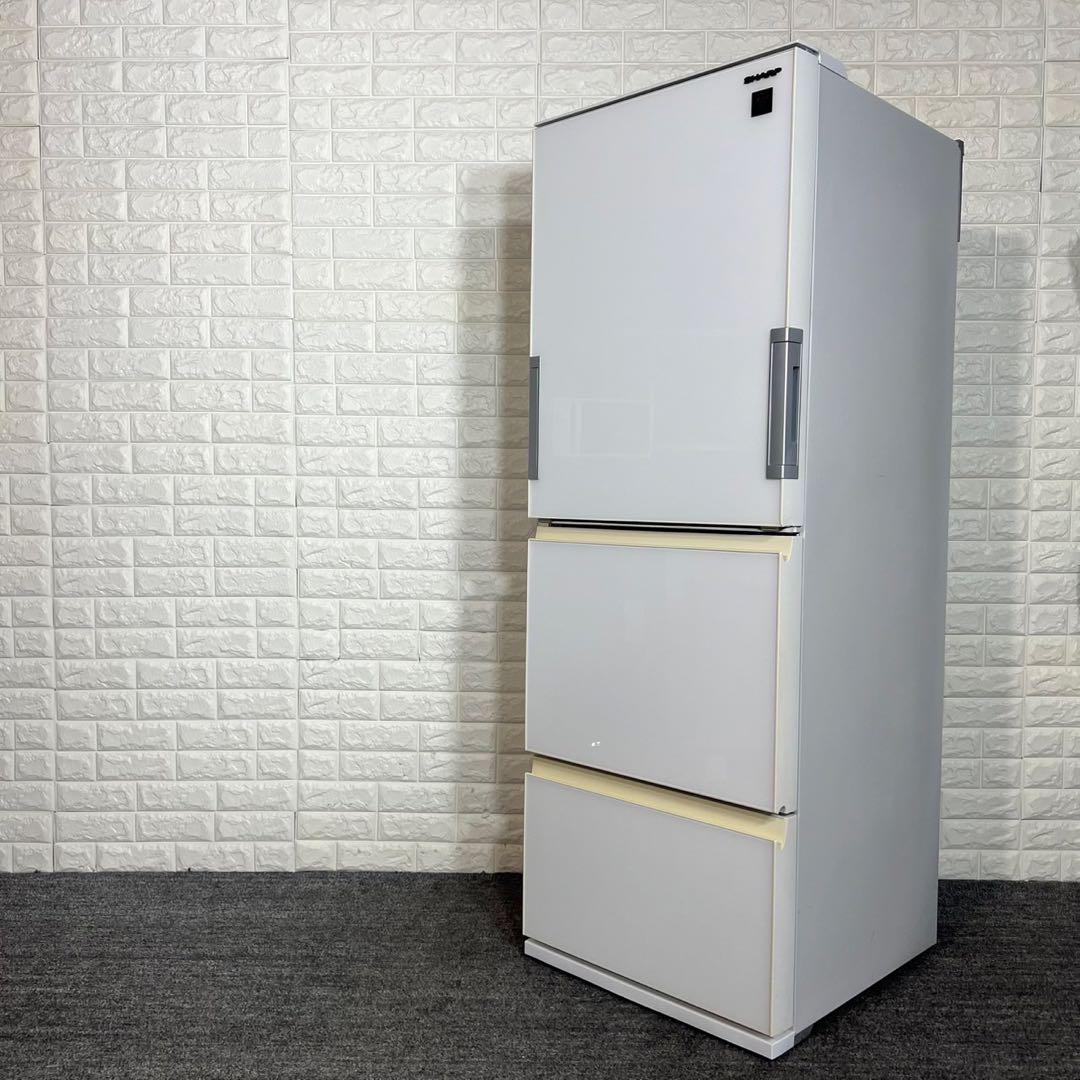 SHARP プラズマクラスター 冷蔵庫 SJ-GW36D-W 356L A075