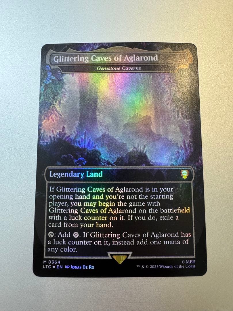 MTG アグラロンドの燦光洞　宝石の洞窟　英語 FOIL