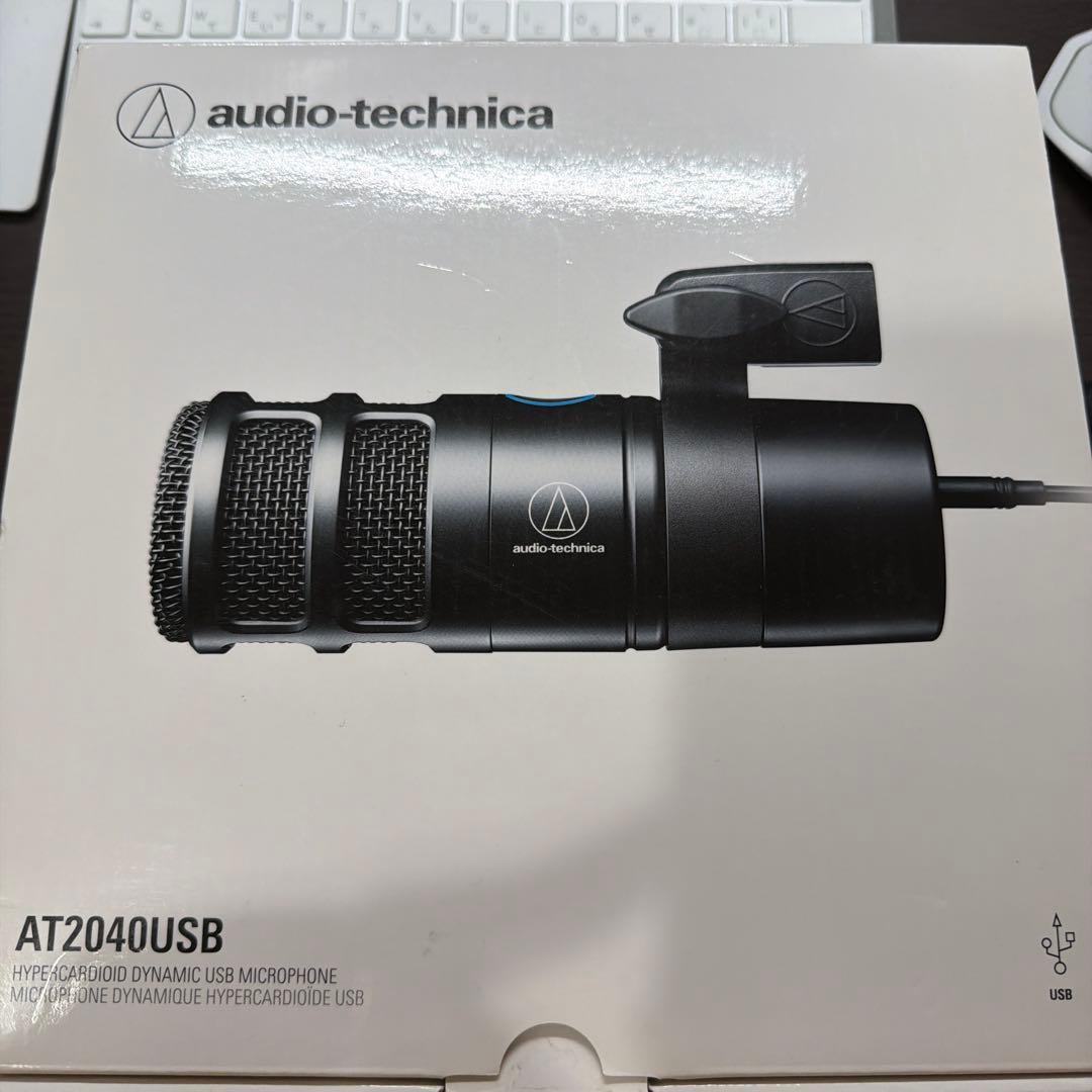 audio-technica AT2040USB ダイナミックマイクアダプター✖️